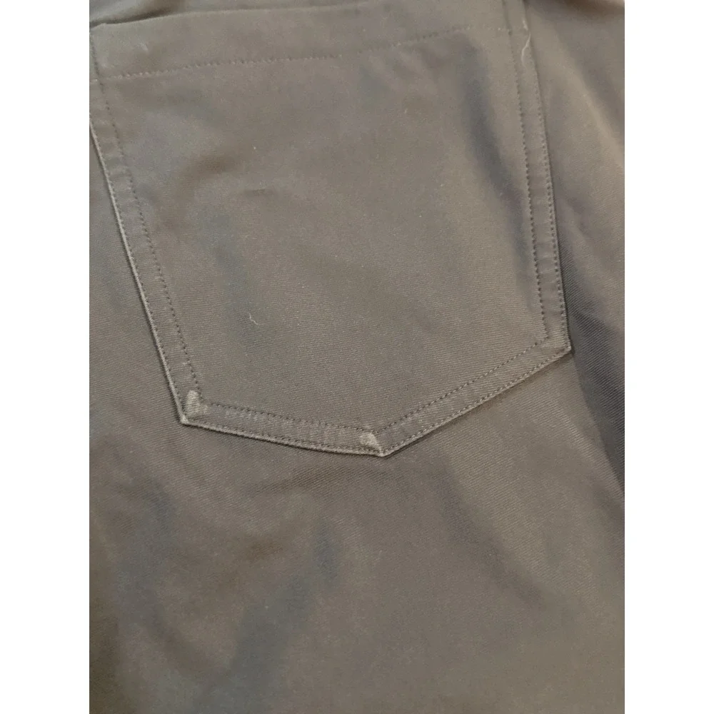 Lululemon Men's ABC 5 Pocket Pants Sz 34 Slim Tapered Dark Grey Stretch Business